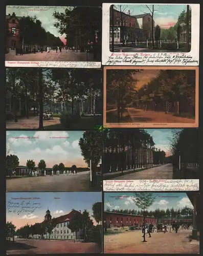 144713 8 AK Truppenübungsplatz Zeithain 1907 - 1917 Generals Baracke Infanterie