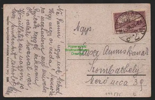 144525 AK Hamor Miskolc Ungarn Miskolcz 1924