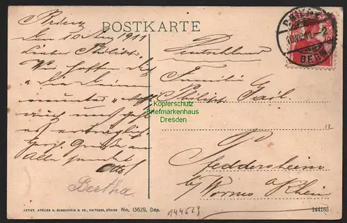 144529 AK Brienz 1911 Kanton Bern Schweiz