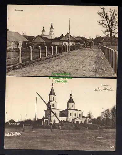 131767 2 AK Iwanowo Starße Russische Kirche um 1916