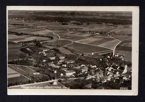106569 AK Hörsching Oberösterreich um 1940 Luftbild Fotokarte