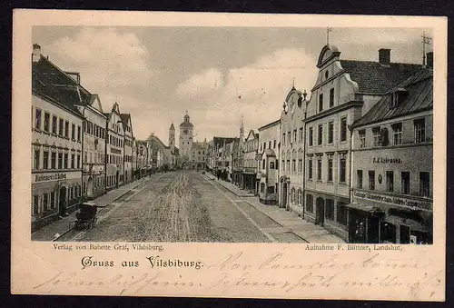 76867 AK Vilsbiburg Bierbrauerei Brauerei Haslbeck 1899