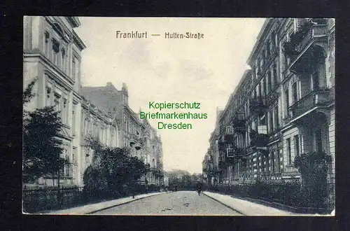 125916 AK Frankfurt Oder Hutten Straße um 1915