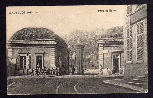 112987 AK Maubeuge Mabuse Porte de Bavay 1914