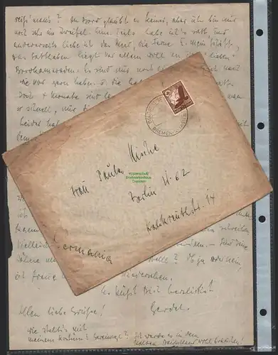 B8977 Brief Schiffspost Norddeutscher Lloyd Bremen - Ostasien 1939 mit Inhalt
