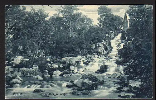 35197 AK Berlin Victoria Park Wasserfall 1912