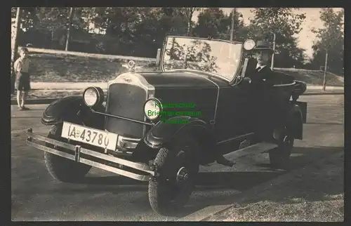 146986 AK Fotokarte Opel um 1925 Cabrio