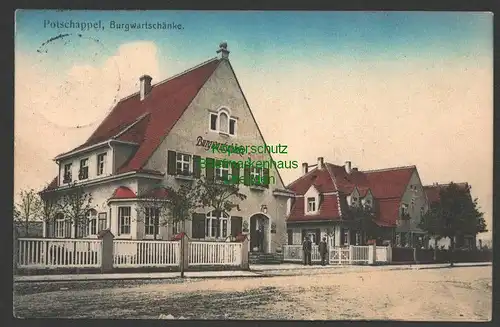 145655 AK Freital Potschappel Burgwartschänke 1913 Gasthaus Restaurant