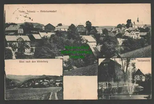 145833 AK Hinterhermsdorf Sächsische Schweiz um 1920