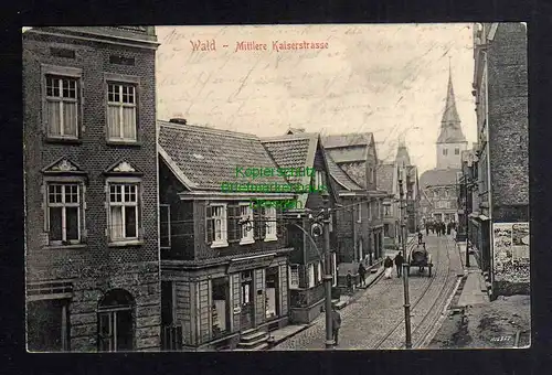 124084 AK Wald Rheinland 1910 Mittlere Kaiserstraße