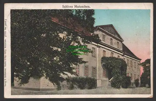 149264 AK Schloss Mutzschen 1907
