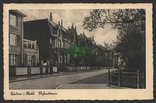 149240 AK Güstrow um 1935 Hafenstraße