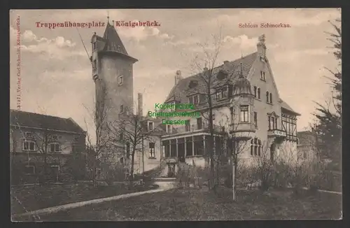 149216 AK Truppenübungsplatz Königsbrück 1911 Schloss Schmorkau