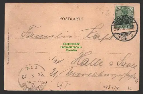 149214 AK Paderborn Truppenübungsplatz Senne 1902