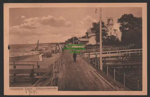 149131 AK Ostseebad Cranz Ostpr. Uferpromenade 1915