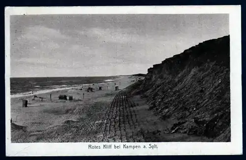 41318 AK Rotes Kliff bei Kampen a. Sylt 1926