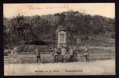 39083 AK Montsec bei St. Mihel Bismarckdenkmal 1915