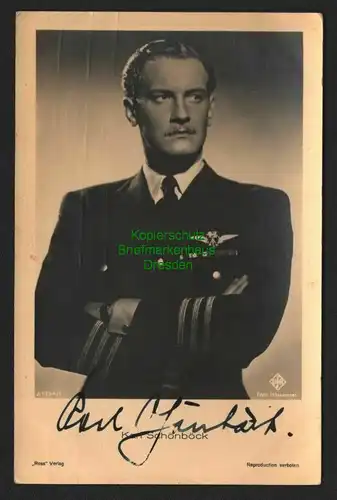 145361 AK Ross Verlag original Autogramm Karl Schönböck um 1940