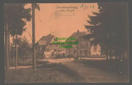 141949 AK Oberbärenburg Erzgebirge 1923