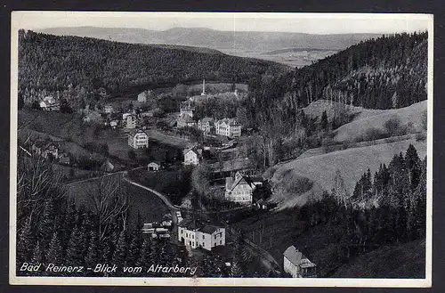 93002 AK Schlesien Bad Reinerz Blick vom Altarberg 1938