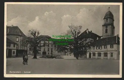 139965 AK Bartenstein Schrozberg Schloß 1954 Württemberg