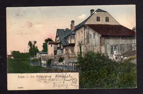 115251 AK Böhmisch Leipa Am Mühlgraben um 1910
