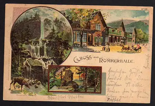 70257 AK Romkerhalle Oker 1900 Gasthaus Litho