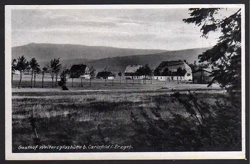 61818 AK Gasthoif Weitersglashütte bei Carlsfeld i. Erzgebirge  1944