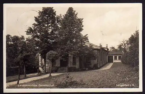 62170 AK Lengenfeld Landeskirchliche Gemeinschaft 1930 Fotokarte