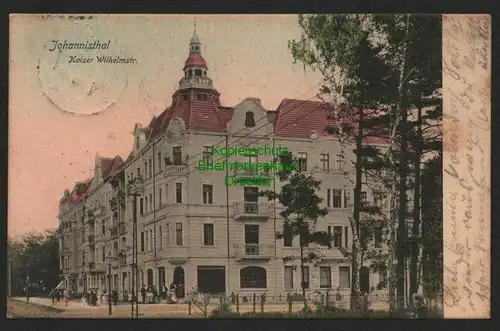 145385 AK Johannisthal bei Berlin 1907 Kaiser Wilhelmstrasse  Verlag Goldiner