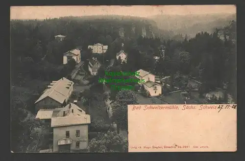 145509 AK Bad Schweizermühle Sächs. Schweiz 1908