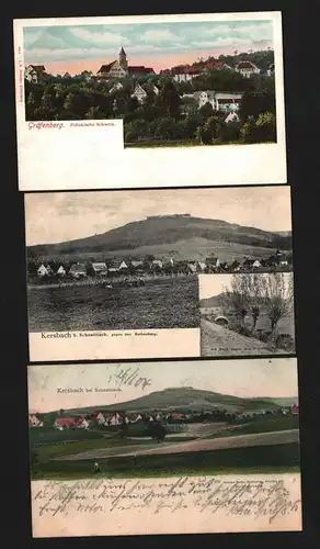 134735 3 AK Gräfenberg Kersbach Schnaittach Fränkische Schweiz 1904