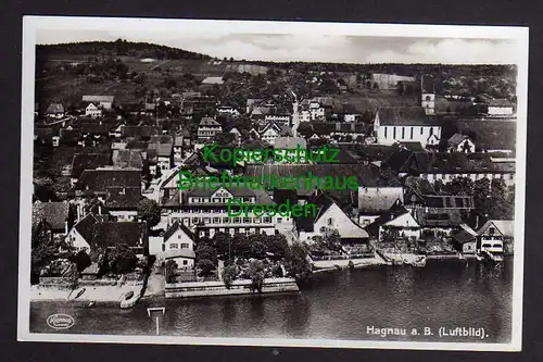 120676 AK Hagnau am Bodensee um 1935 Fotokarte Luftbild