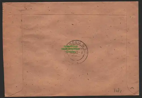 B9788 R-Brief Gebr. Hörmann A.-G. Wanne-Eickel 1 Emil Gött 1943 Thams & Garfs