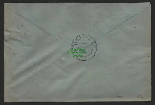 B9702 R-Brief Gebr. Hörmann A.-G. Quedlinburg b Renken  Knigge 1943