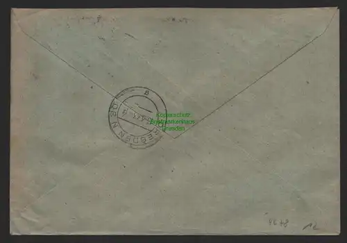 B9678 R-Brief Gebr. Hörmann A.-G. Rothau (b Graslitz) Franz Schmucker  1943