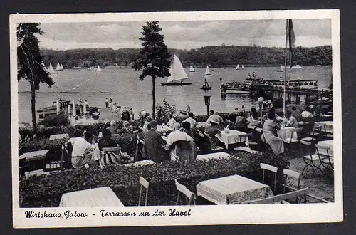 93223 AK Berlin Wirtshaus Gatow Terassen an der Havel Biergarten Restaurant