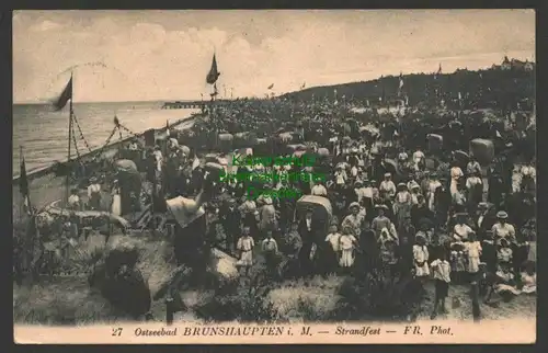 145475 AK Seebad Brunshaupten Kühlungsborn Strandfest 1908