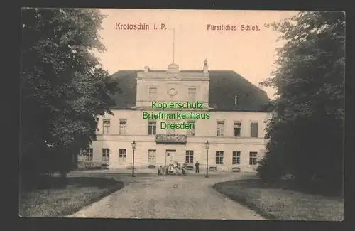 145573 AK Krotoschin i. P. Krotoszyn Fürstliches Schloss 1914