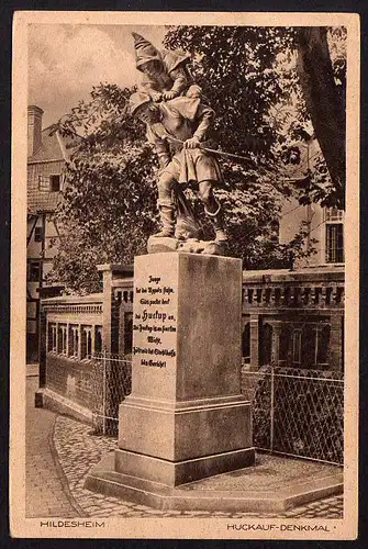 67090 AK Hildesheim Huckauf Denkmal Huckup Kobold