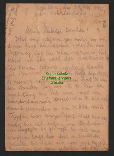 B7321 Postkarte Zustellgebühr Bezahlt Havelberg 19645 nach Brandenburg Havel