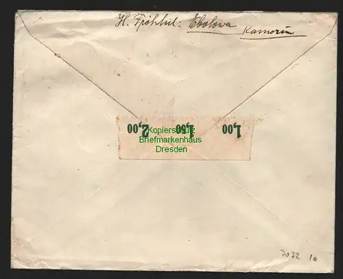 B7032 Brief Kamerun Ebolowa 16.10.1913 nach Freiwaldau Österr. Schlesien