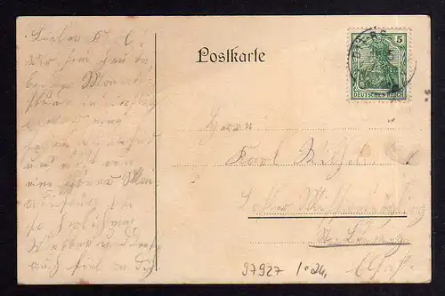 97927 AK Diersburg Hohberg Litho 1909 Gasthaus zur Linde Ruine Thiersberg Hoheng