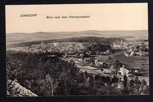 94070 AK Johnsdorf Blick nach den Hieronymusstein 1910