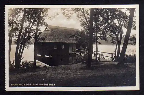 93225 AK Prebelow See 1936 Zechlinerhütte Jugendherberge Bootshaus Prignitz