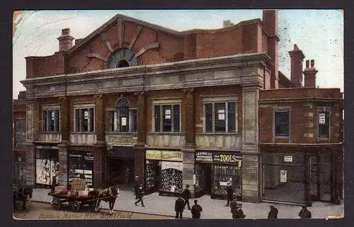 92967 AK Sheffield Norfolk Market Hall 1907 nach Berkley USA