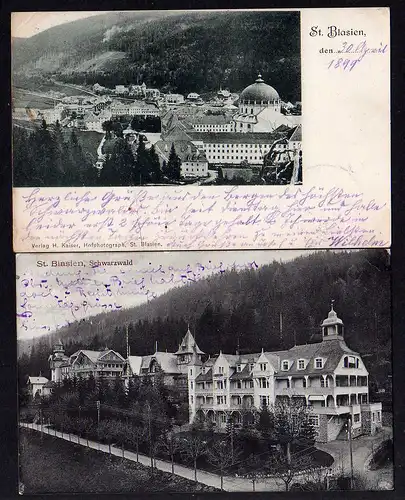 83104 2 AK St. Blasien Schwarzwald 1899 1910