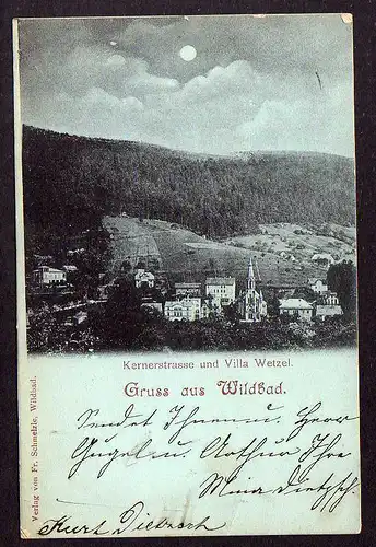 82939 AK Wildbad Kernerstrasse Villa Wetzel 1899