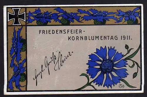 82628 AK Frankfurt am Main Friedensfeier Kornblumentag 1911