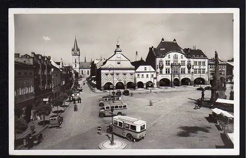 80116 AK Königinhof an der Elbe 1942 Marktplatz